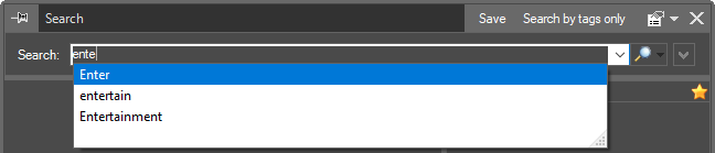 autocomplete