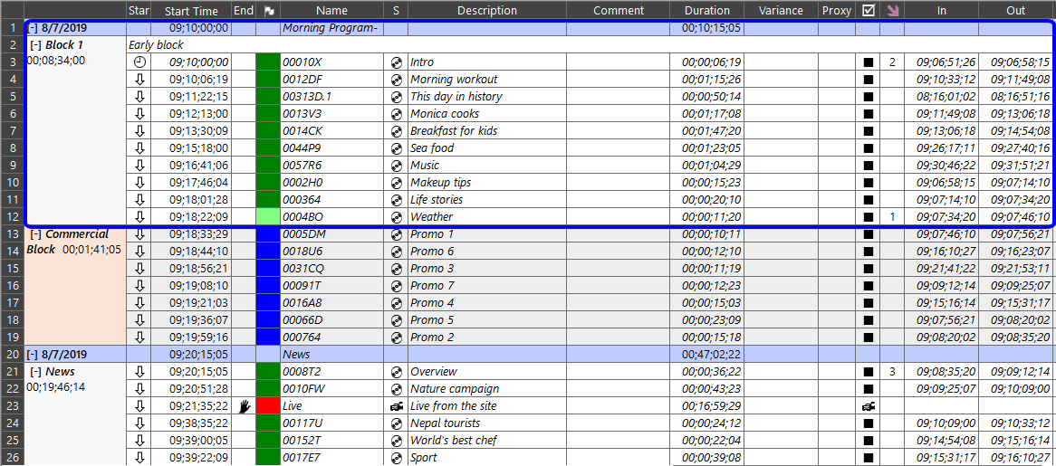 XML Playlist Format – Cinegy Open