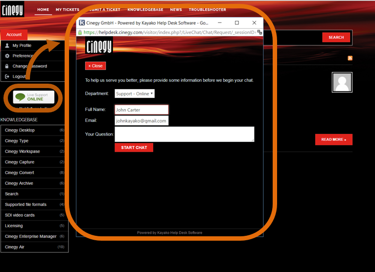 Live Chat