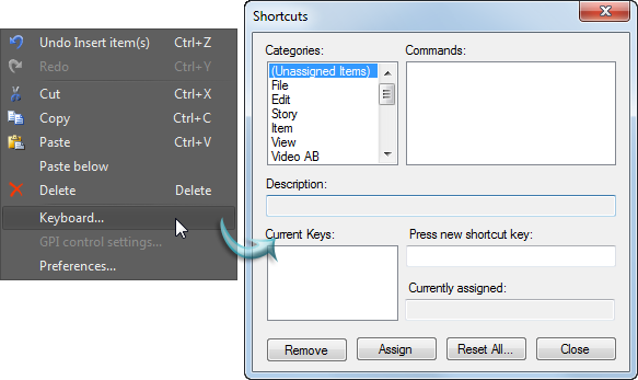 Shortcuts