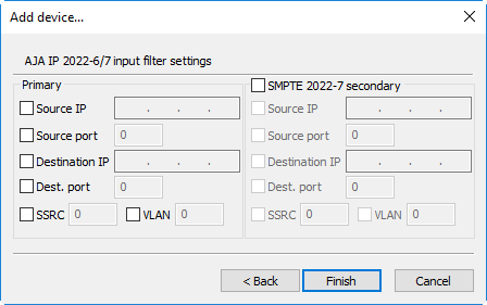 Input Devices Cinegy Open