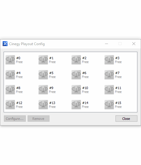 Manual Broadcast Playout Config