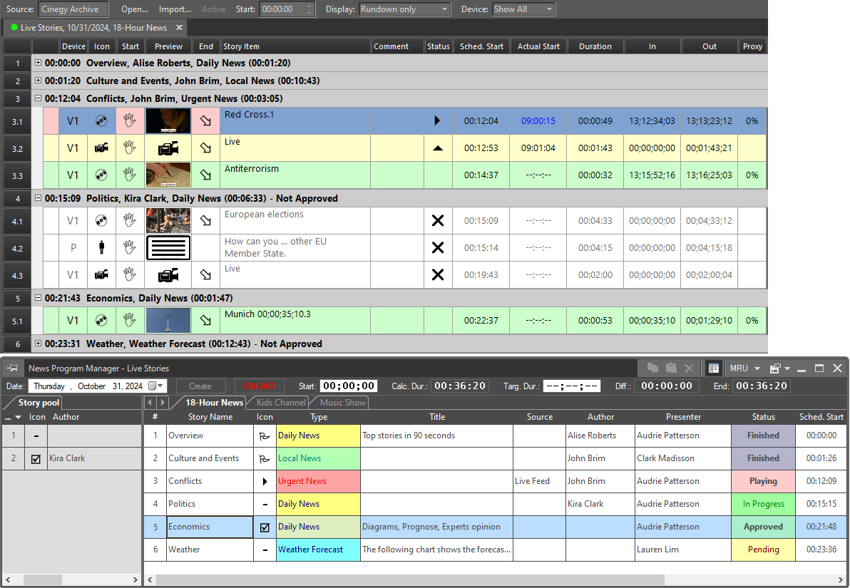 Cinegy Archive mode