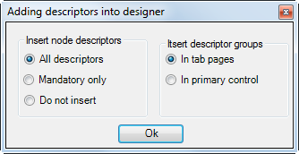 Form designer_adding descriptors into designer