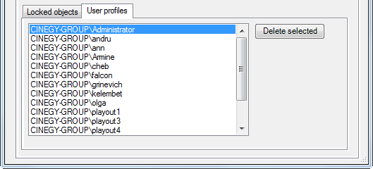 User profiles