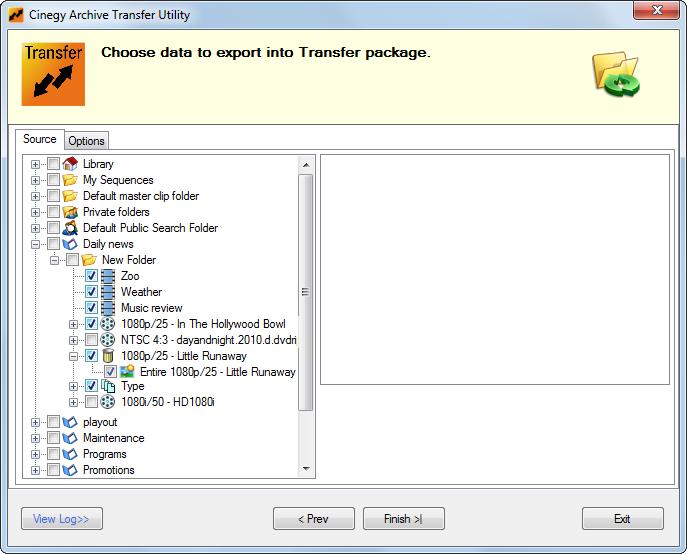 choosing_files_for_export