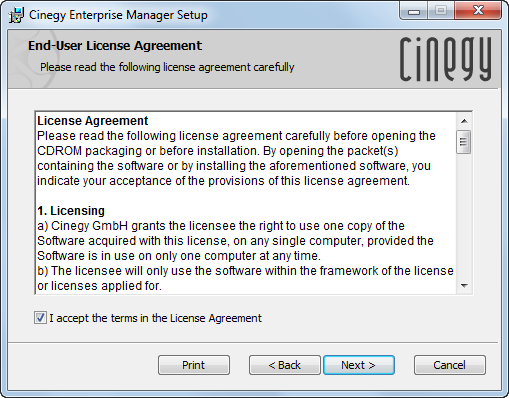 cinegy enterprise manager_installer2