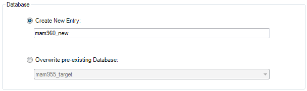new database