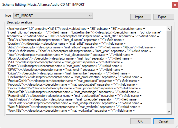 Schema editing_xml