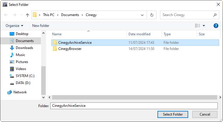 logging folder