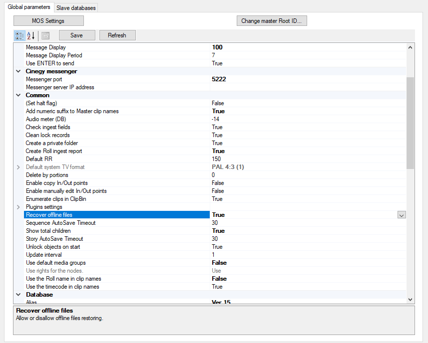 Recover offline files