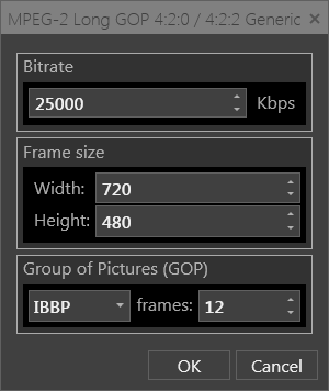 MPEG2_LongGOP_codec