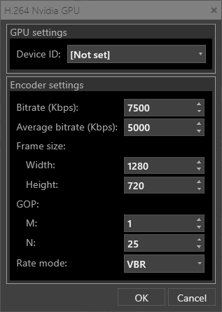 H264 NVidia GPU profile