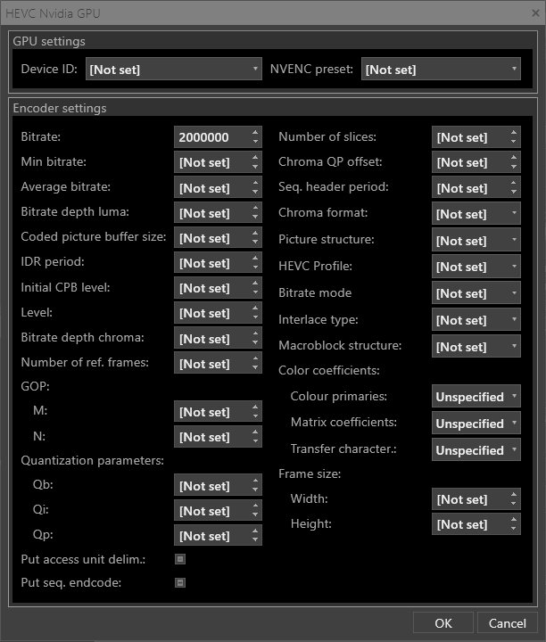 HEVC Nvidia GPU Encoder