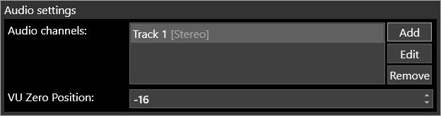 Audio Settings