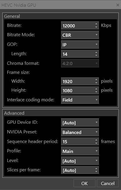 HEVC Nvidia GPU Encoder