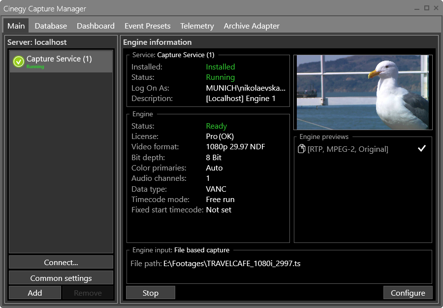 Cinegy_Capture_Manager_interface