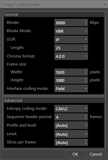 h264_cinegy_encoder_settings