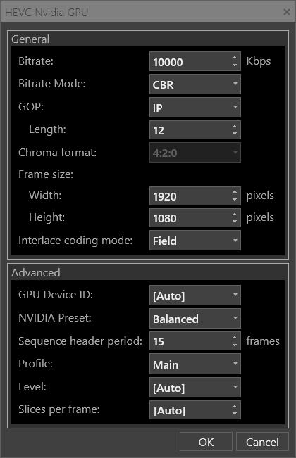 HEVC NVIDIA GPU Encoder