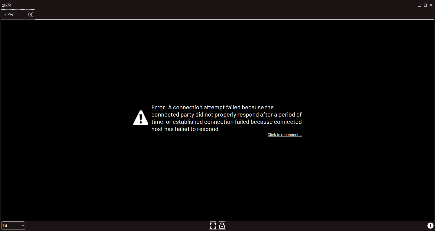 Connection_failed