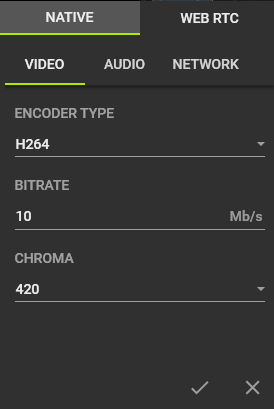 video tab