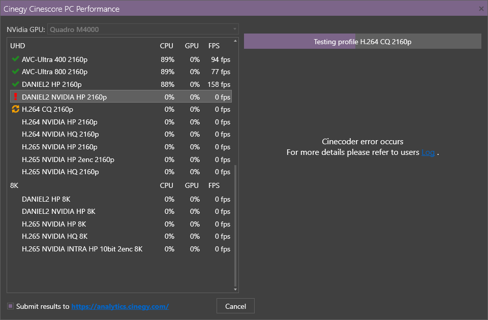 PC performance error