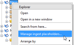 Explorer_Manage Ingest placeholder_command