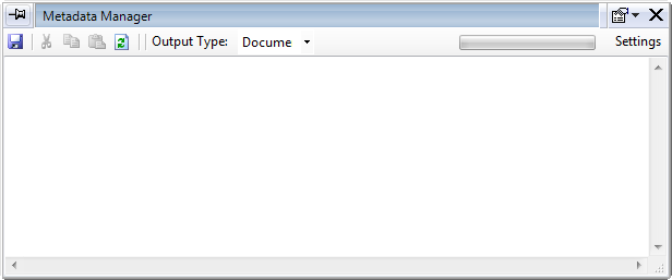 Metadata manager_window