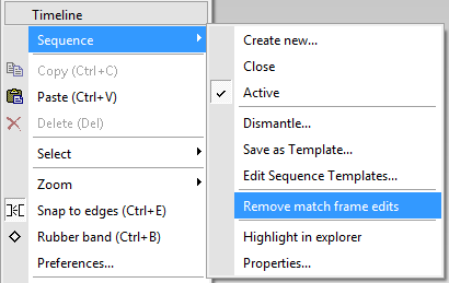 RemoveMatchFrame
