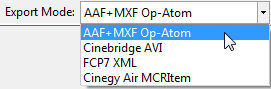 cinegy_browser_avid_export_mode