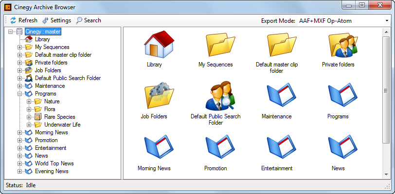 cinegy_browser_interface