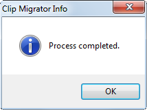 clip migrator_process completed