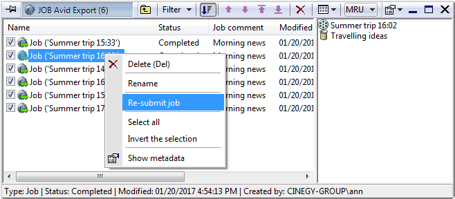 job_resubmit