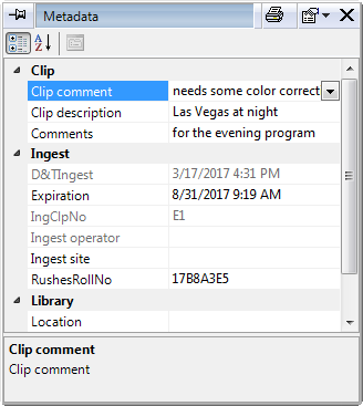 timeline_clip metadata