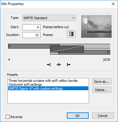 VideoMixPresets