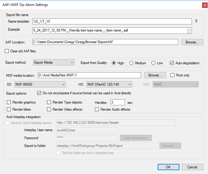 cinegy_browser_avid