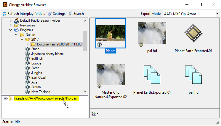 cinegy_browser_interplay_drag