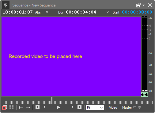 placeholder clip in viewer