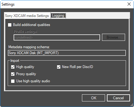 Sony_XDCAM_settings