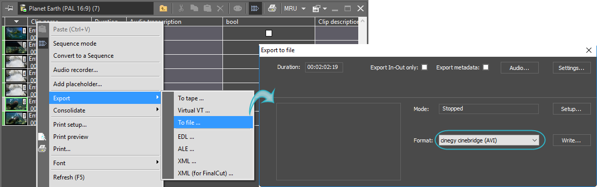 Export_to_Cinebridge