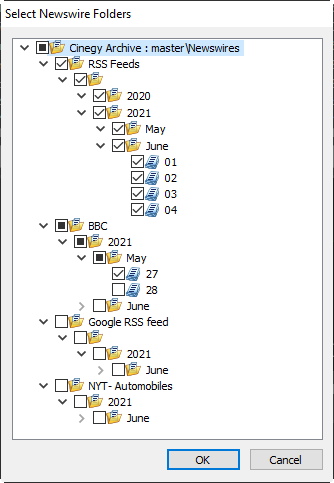 Select_newswire_folder
