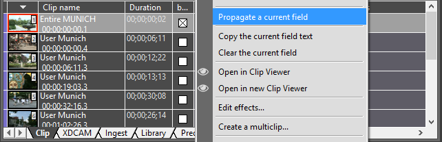 propagated fields