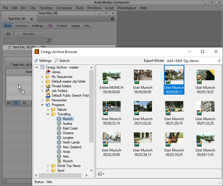 cinegy_browser_drag-and-drop_to_Avid
