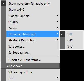 on-screen timecode_command