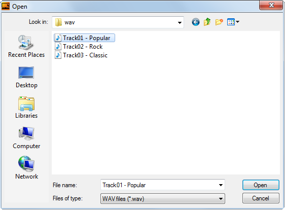 Audio File Ingest – Cinegy Open