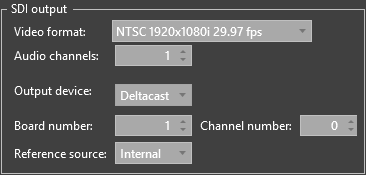 Deltacast output