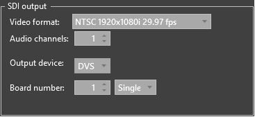 DVS output