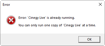 Error msg