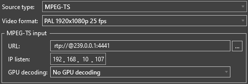 MPEG-TS source