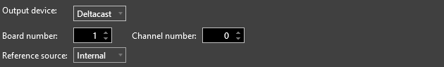 Deltacast output